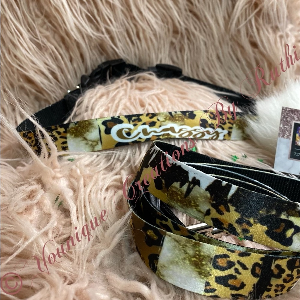 Customized dog and leash - Picture 2 of 2